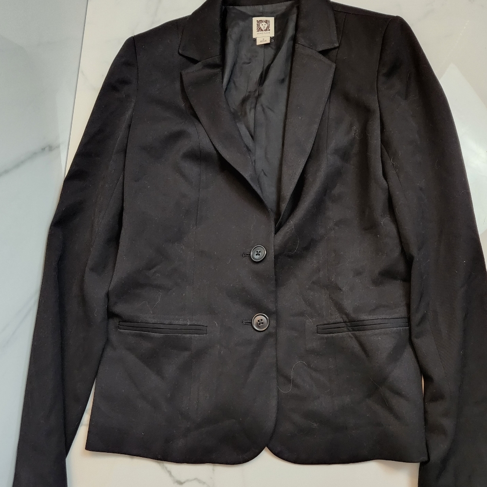 Anne Klein size 2 black blazer